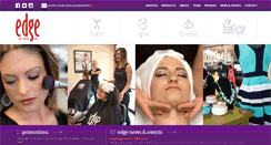 Desktop Screenshot of edgehairdesign.com